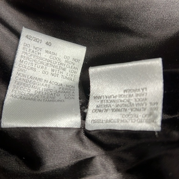 MaxMara Sz 8 Brown Pointed Collar Patch Pockets Button Closure - Picture 12 of 13